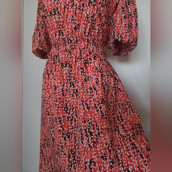 Topshop - Ruffled Open Back Dress - Size 12 - Picture 10 of 15